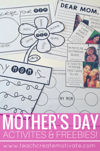 Mother's Day Ideas! - Teach Create Motivate