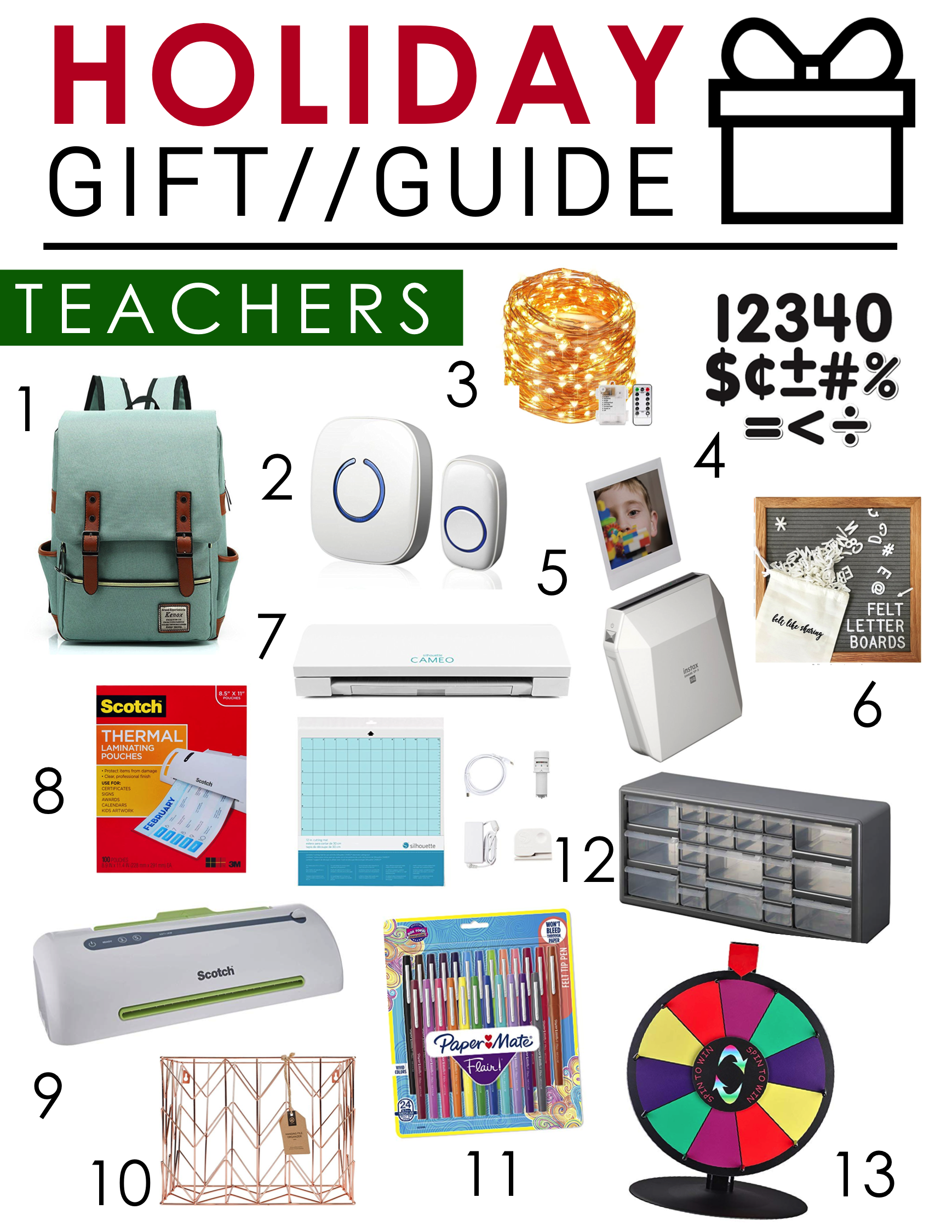 Inspired By…Very Merry Gift Guide: For The Teachers – Inspired By…