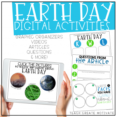 Earth Day Ideas & Activities - Teach Create Motivate