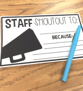 5+ Staff Sunshine Ideas - Teach Create Motivate