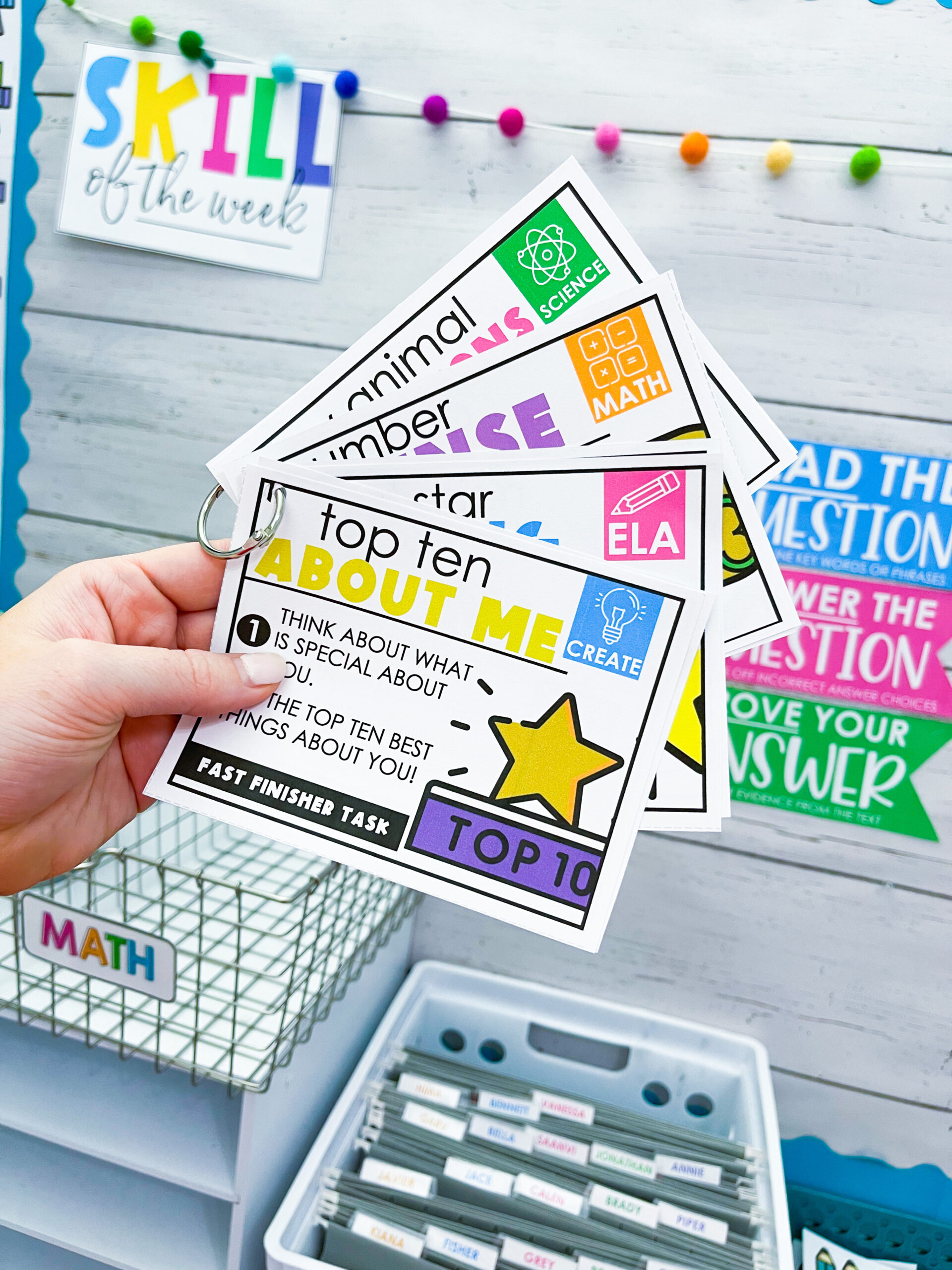 Fast Finisher Task Cards Freebie - Teach Create Motivate