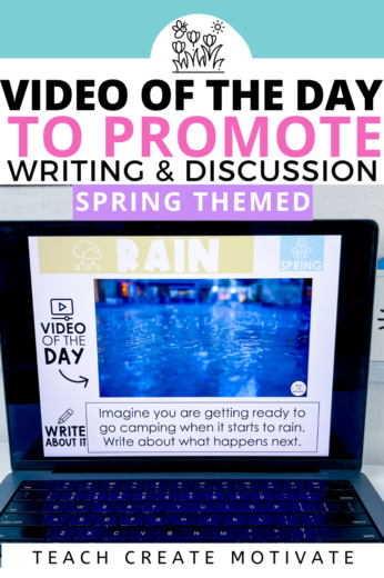 The Video of the Day - Spring Writing Prompts and Discussion Starters are easy to use with little to no prep work. These videos can be used in the writing block all throughout spring!