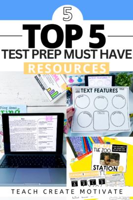 Five engaging activities to use for test prep that can make learning enjoyable for your students while still effectively covering the necessary material.