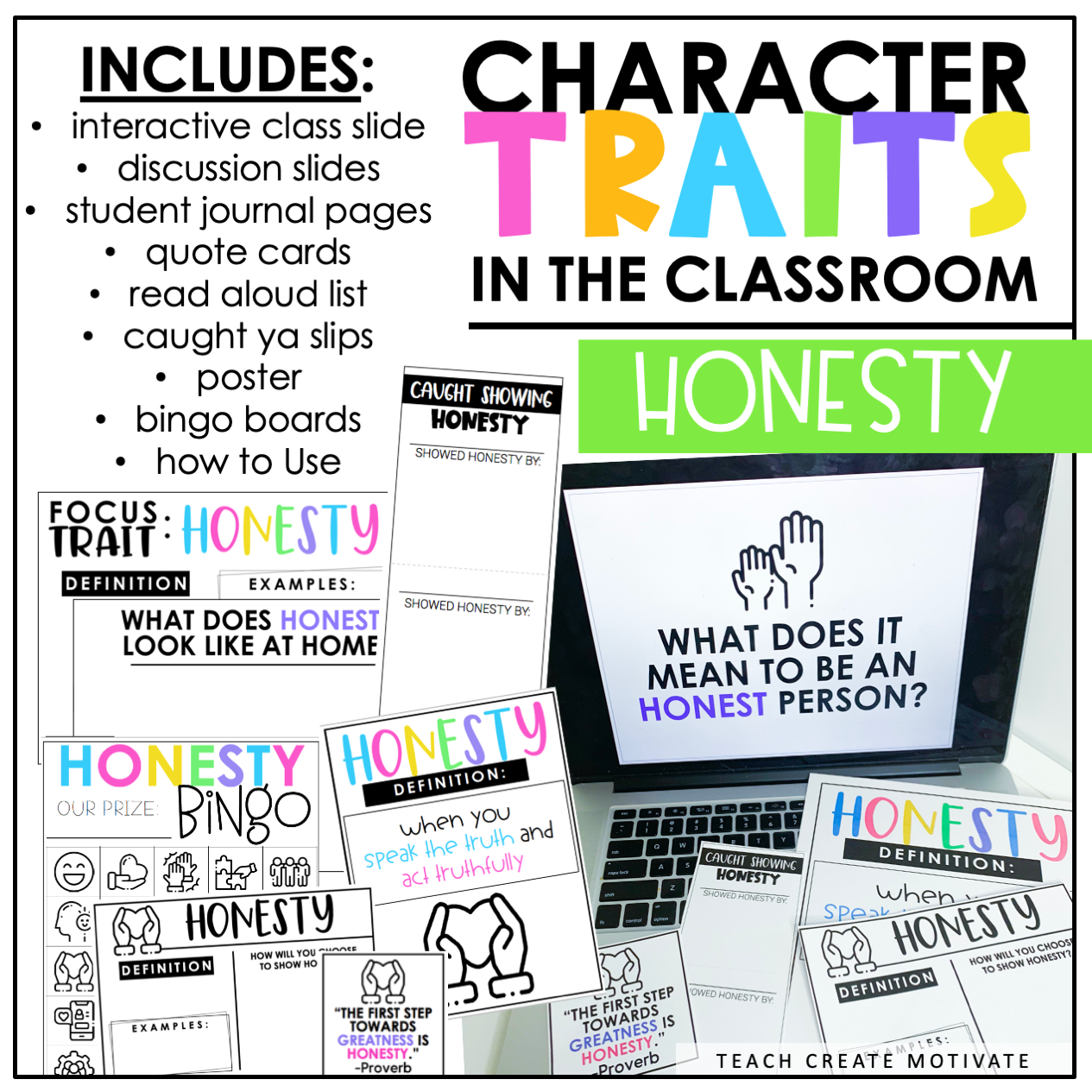 Character Education | Honesty - Teach Create Motivate