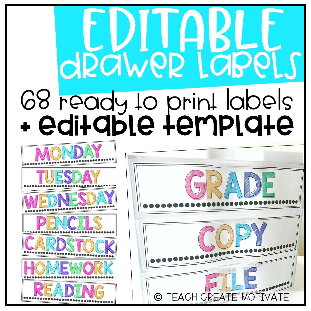 free editable printable labels