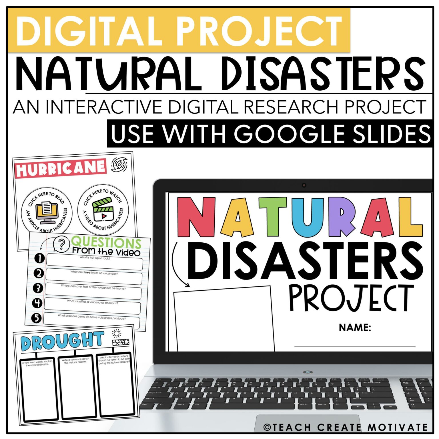 natural disaster research project 5th grade